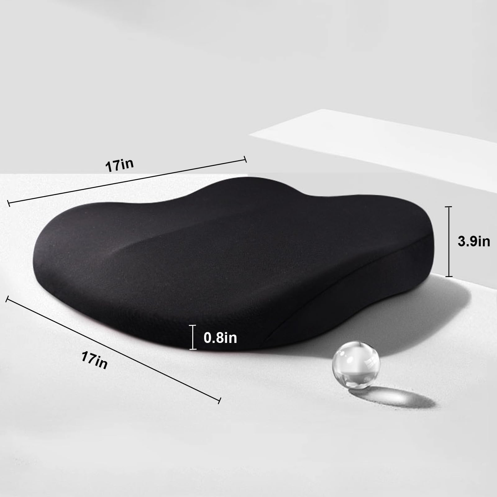 Ergonomic Car Seat Cushion with Memory Foam for Improved Comfort