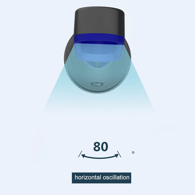 Bladeless Heater and Fan Combo with 80° Oscillation, Remote Timer