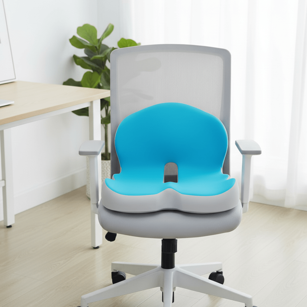 Ergonomic Memory Foam Seat Cushion for All-Day Posture Support