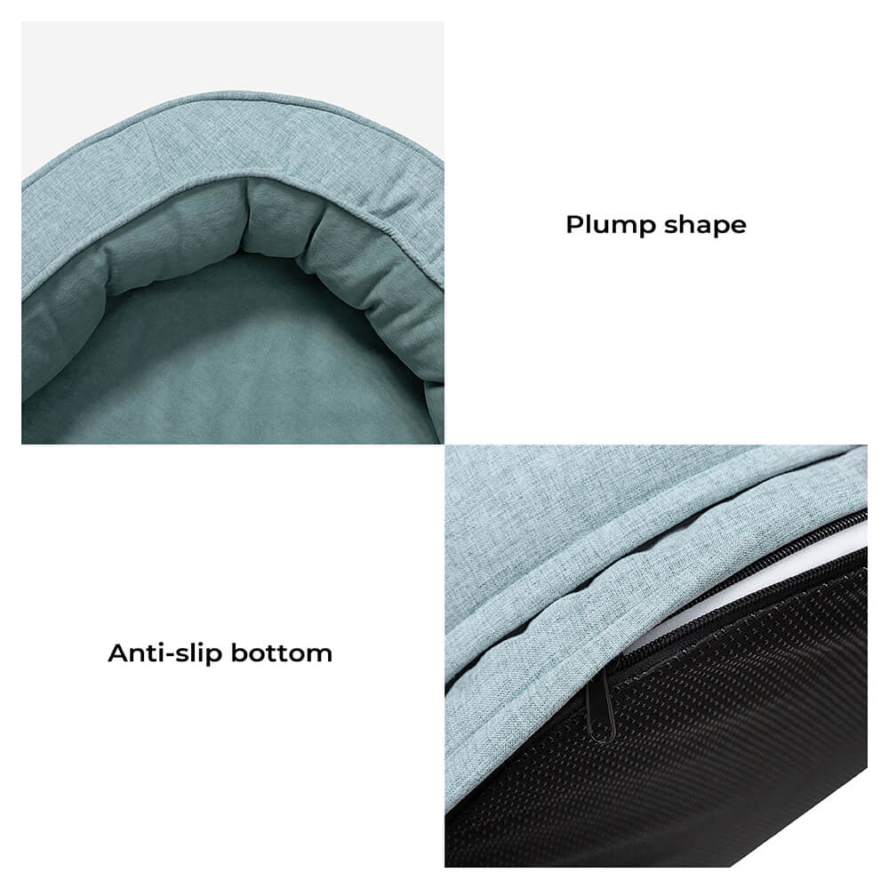 Waterproof Orthopedic Pet Bed with Removable Cover – Cotton Fleece & Velveteen, Sizes M, L, XL