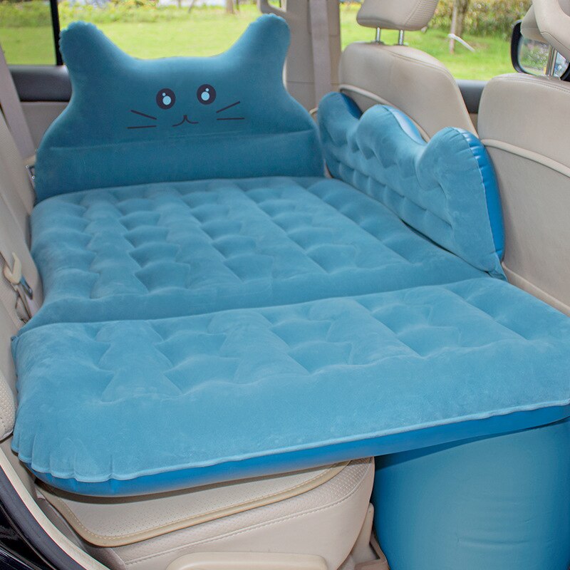 Inflatable Cat Car Seat Bed with Soft Pillow – Safe Travel for Pets