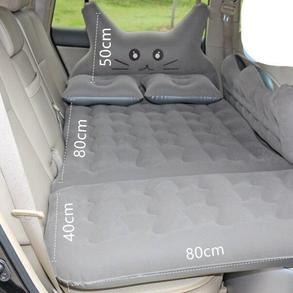 Inflatable Cat Car Seat Bed with Soft Pillow – Safe Travel for Pets
