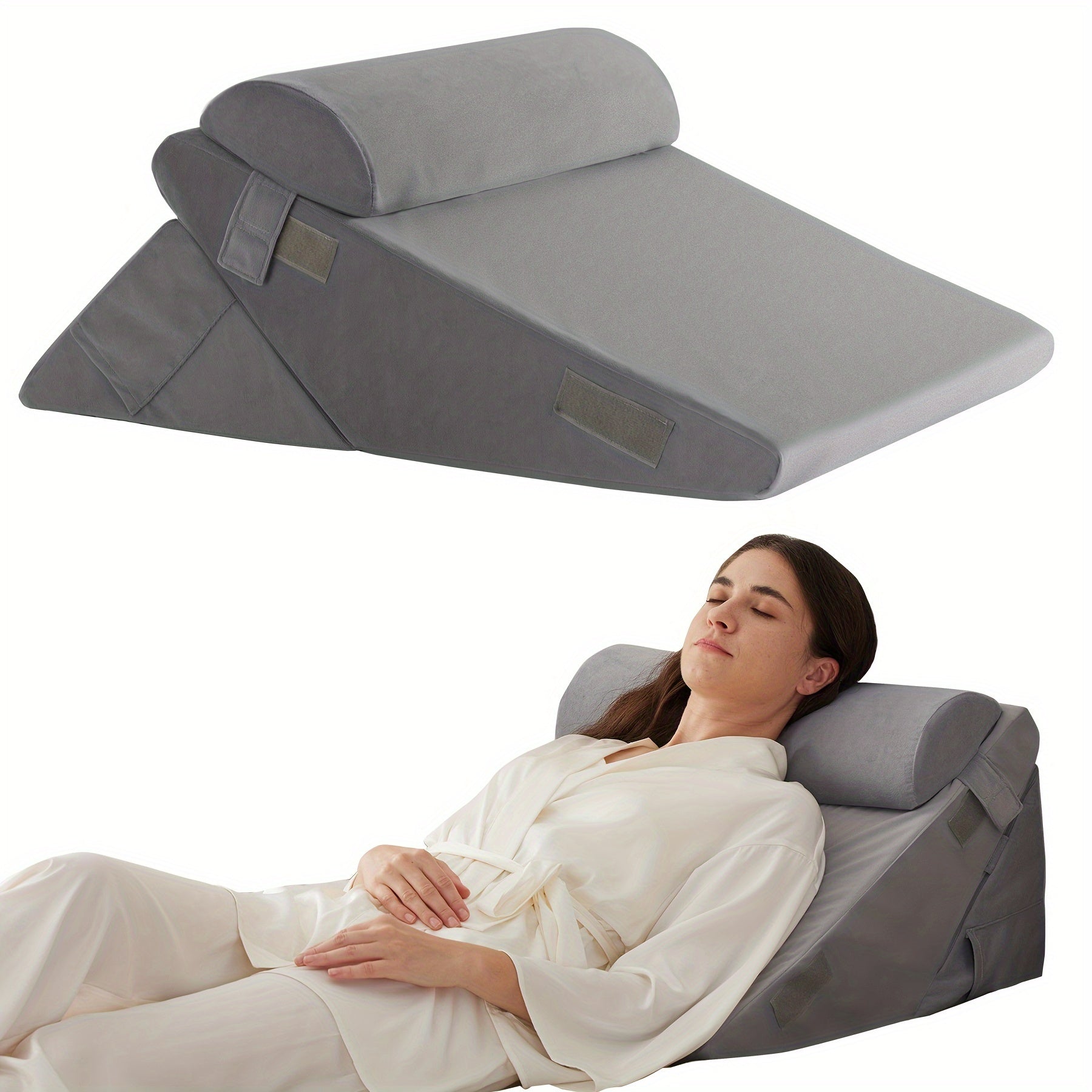 Ergonomic Adjustable Wedge Pillow for Relaxation – Versatile Comfort Support