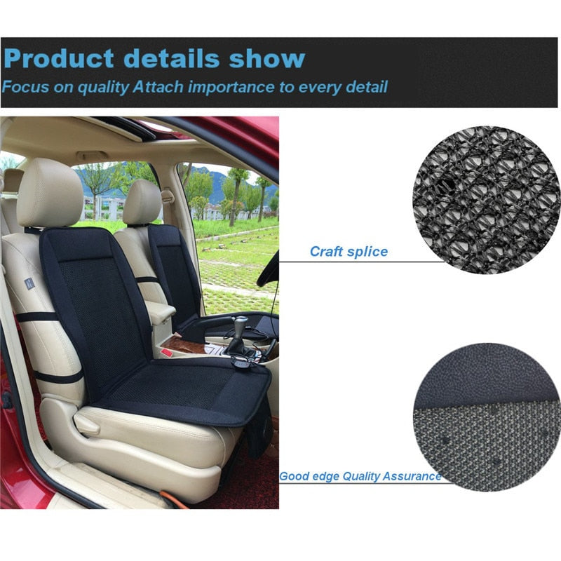 Lightweight Air Seat Cushion with Cooling Fan for Comfort on Long Trips