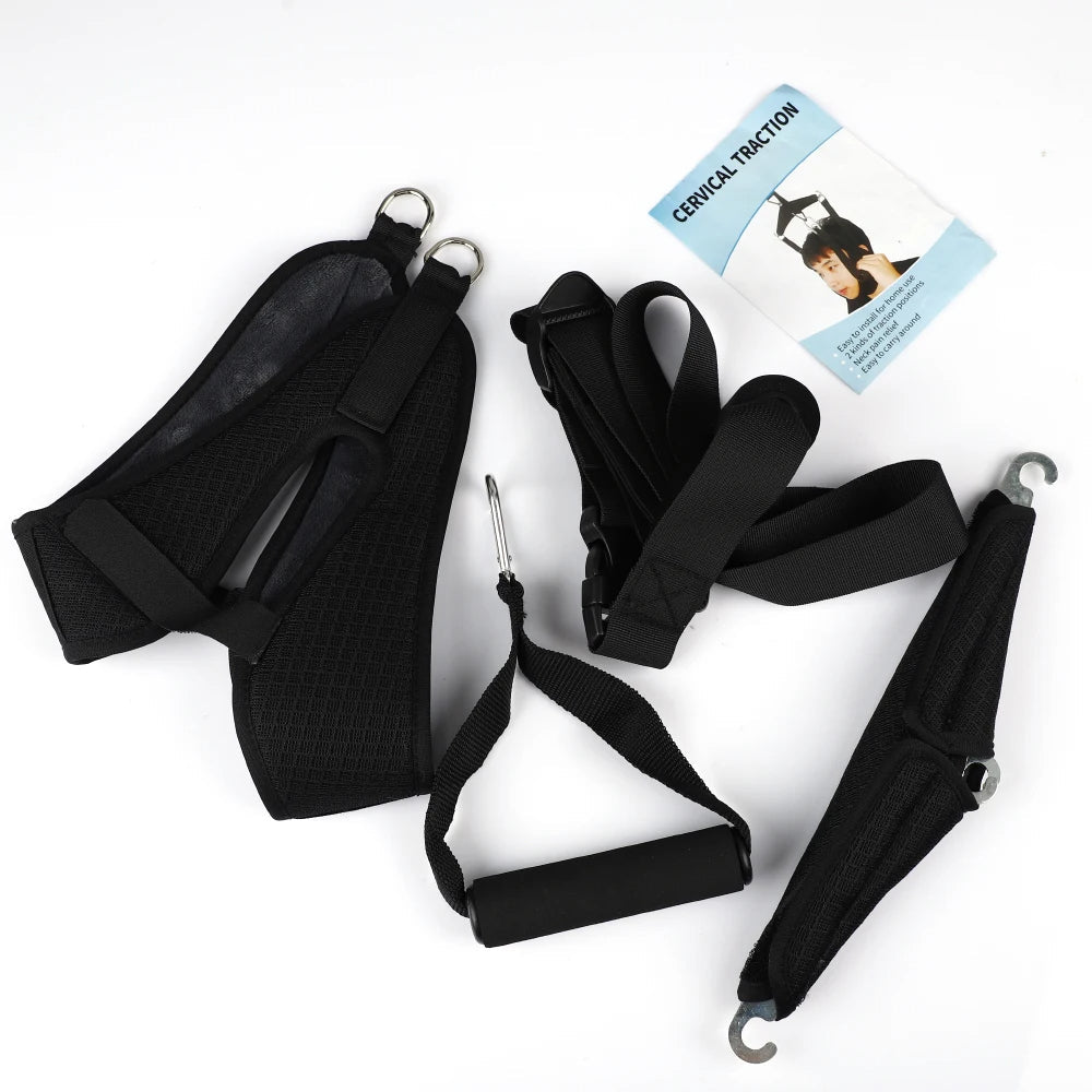 Adjustable Cervical Neck Stretcher Device for Pain Relief – Portable Design