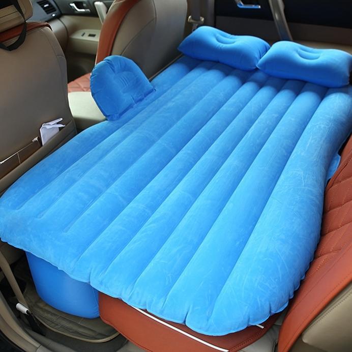Inflatable Car Mattress with Electric Pump – Foldable Travel Bed for Camping