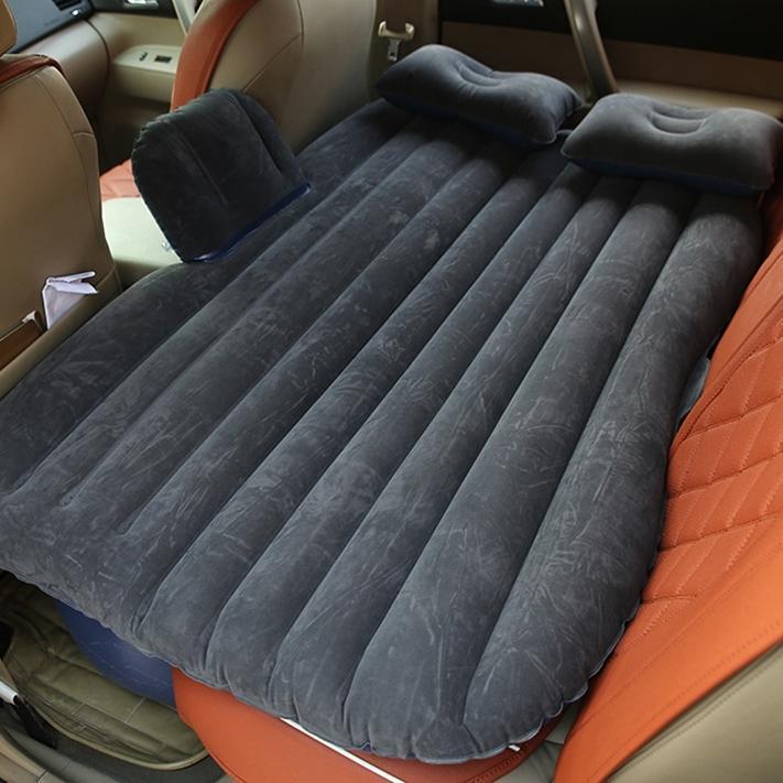 Inflatable Car Mattress with Electric Pump – Foldable Travel Bed for Camping