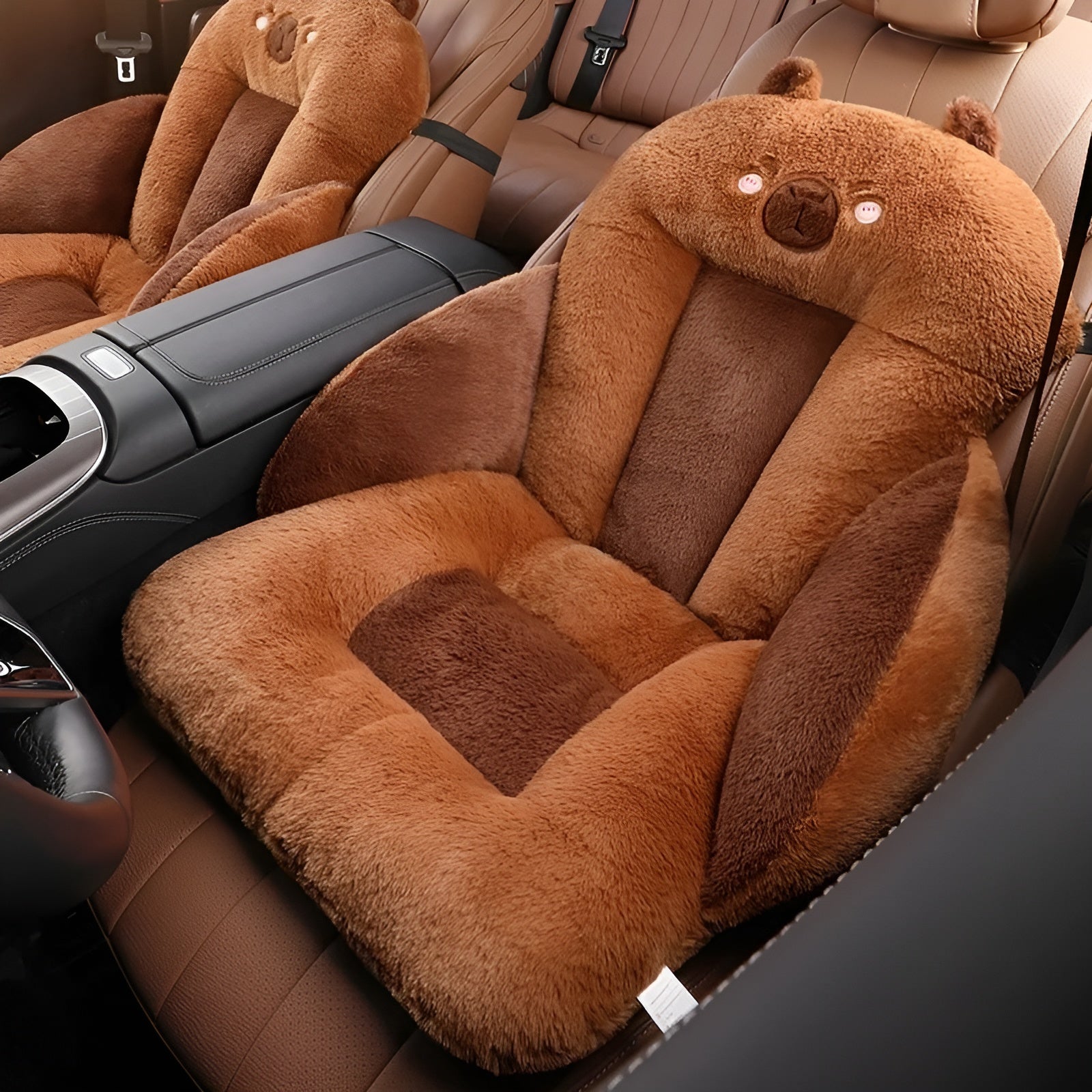 Cartoon-Themed Car Seat Cushion with Thick Padding for Home, Office, Vehicle