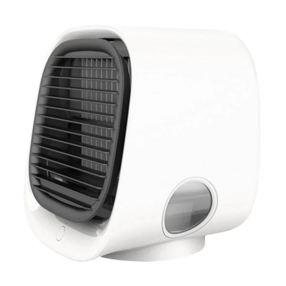 Dual-Function USB Air Cooler and Humidifier for Small Spaces