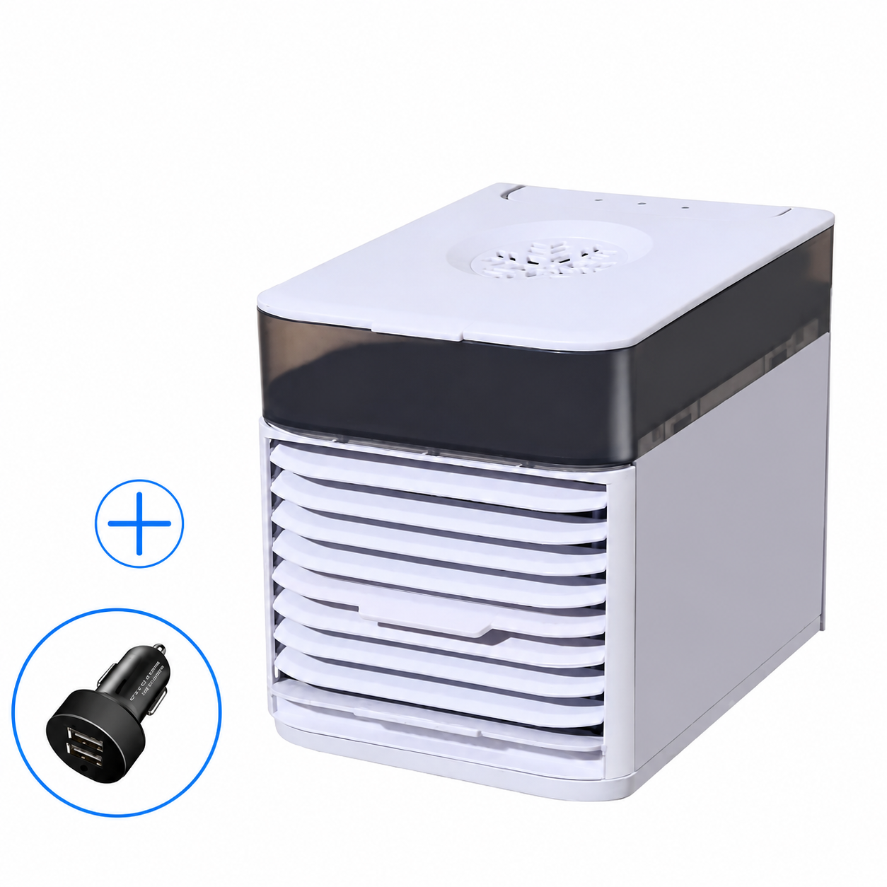 Portable 12 Volt Car Cooler – Adjustable Airflow Evaporative Fan