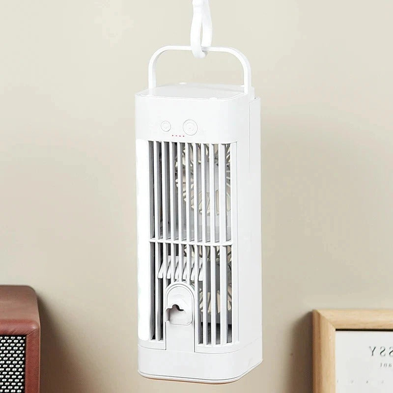 USB Mini Fan with Spray Cooling – Quiet Operation for Instant Relief