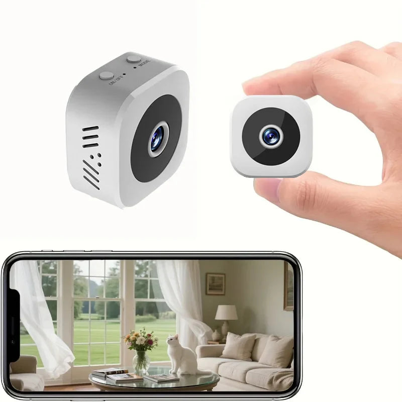 Indoor Mini Wireless Security Camera – 1080P HD with Night Vision