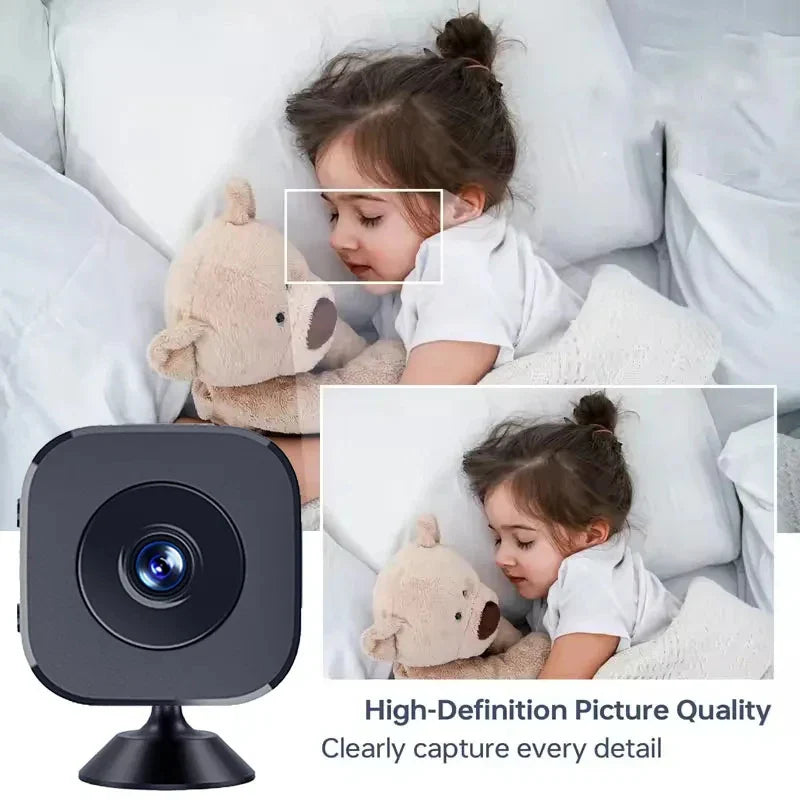 Indoor Mini Wireless Security Camera – 1080P HD with Night Vision