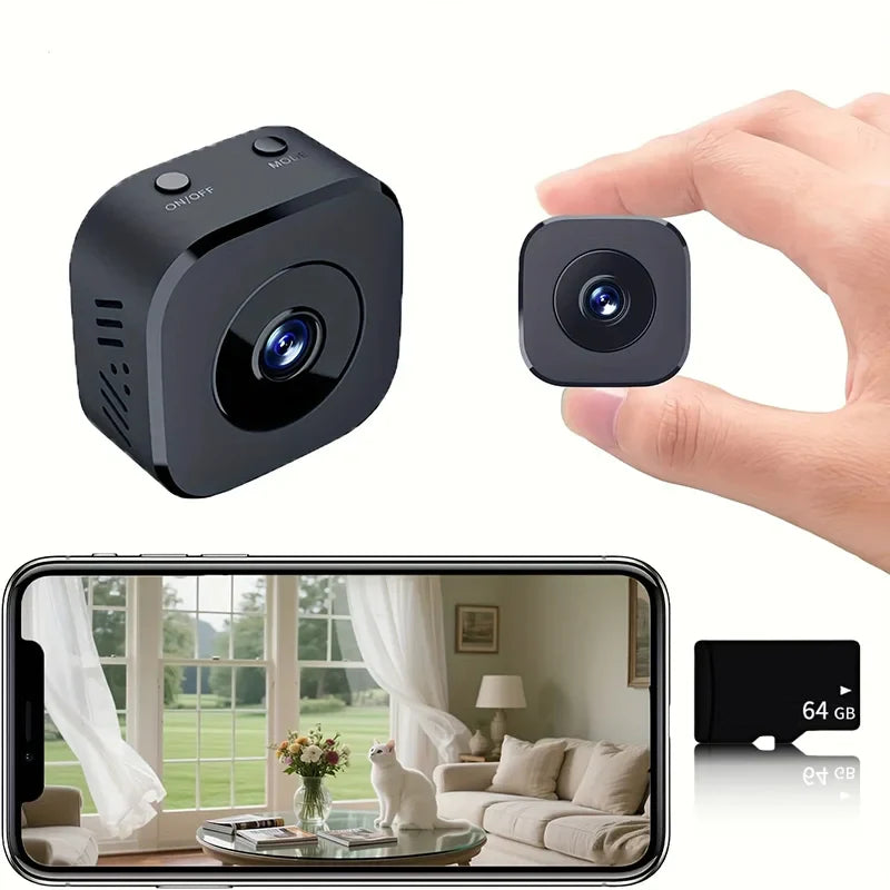 Indoor Mini Wireless Security Camera – 1080P HD with Night Vision