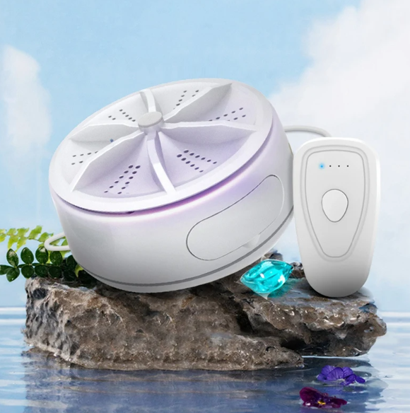 Portable Mini Washing Machine with Ultrasonic Technology for Versatile Cleaning