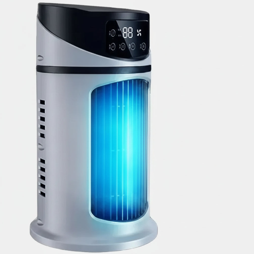 Portable Air Cooler with Humidifier – Compact Evaporative Fan for Comfort