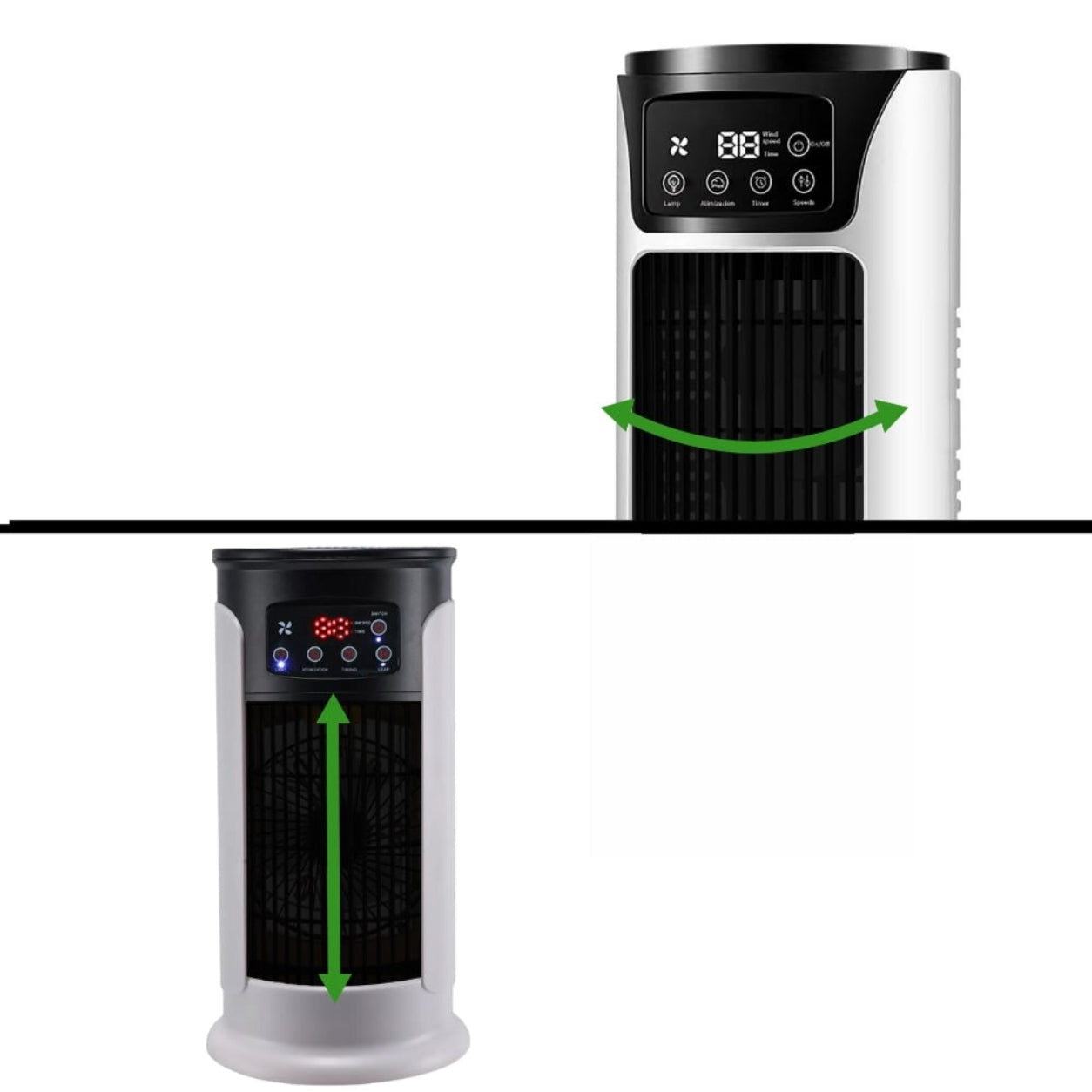 Portable Air Conditioner with Dehumidifier and Energy-Saving Features