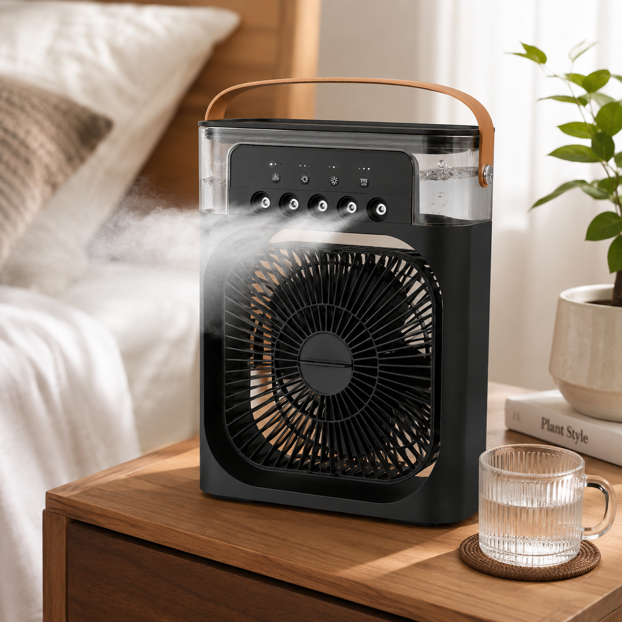 Portable Air Cooler with Remote – Compact Evaporative Personal AC