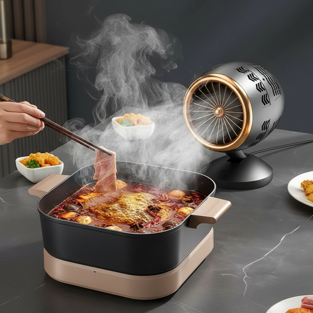 Portable Air Purification Hood for Effortless Cooking