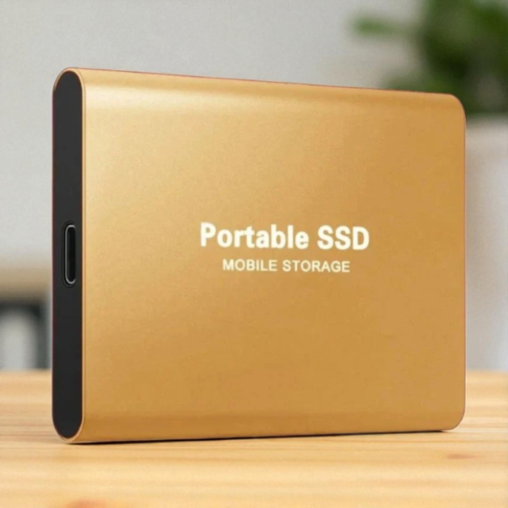 Fast USB-C External Hard Drive – Compact Portable SSD with 1050 MB/s Speed