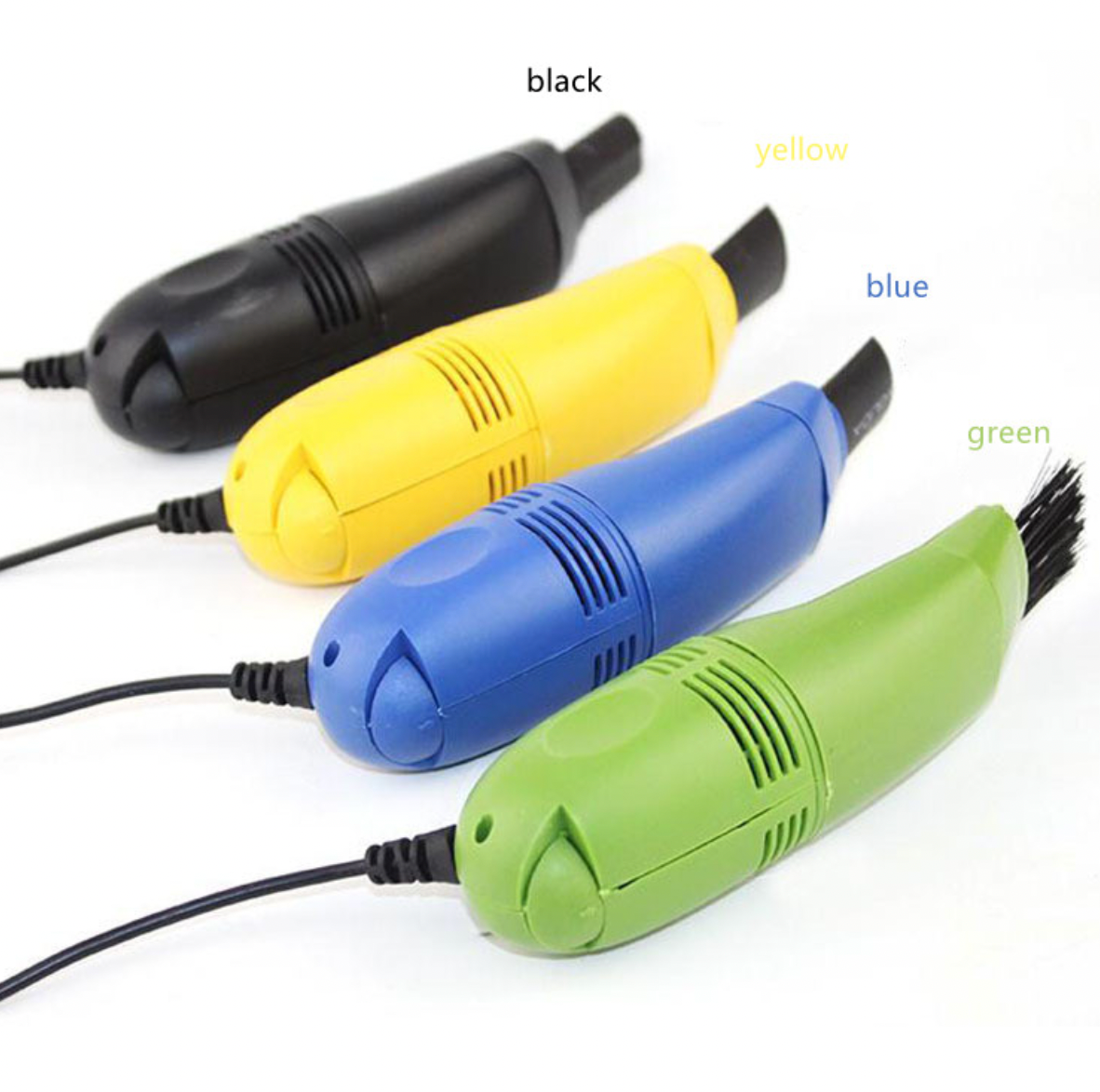 USB Mini Vacuum for Keyboards and Electronics - Built-in Light for Dust Removal