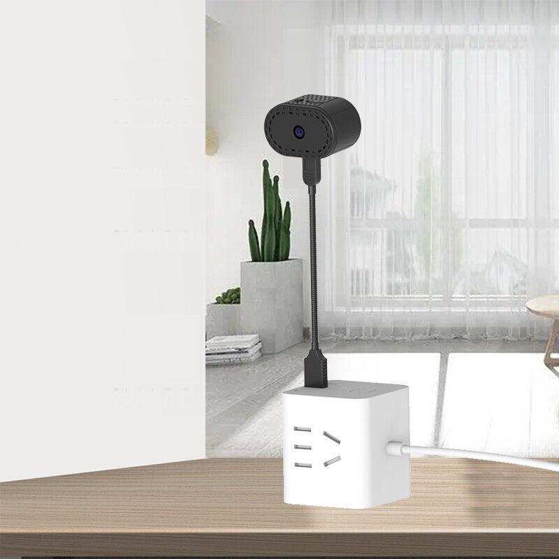 Compact Wireless Security Camera – 720P HD, Night Vision, Motion Detection, Battery Operated