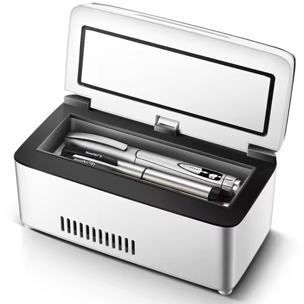 Miniature Cooler for Keeping Temperature-Sensitive Products Safe