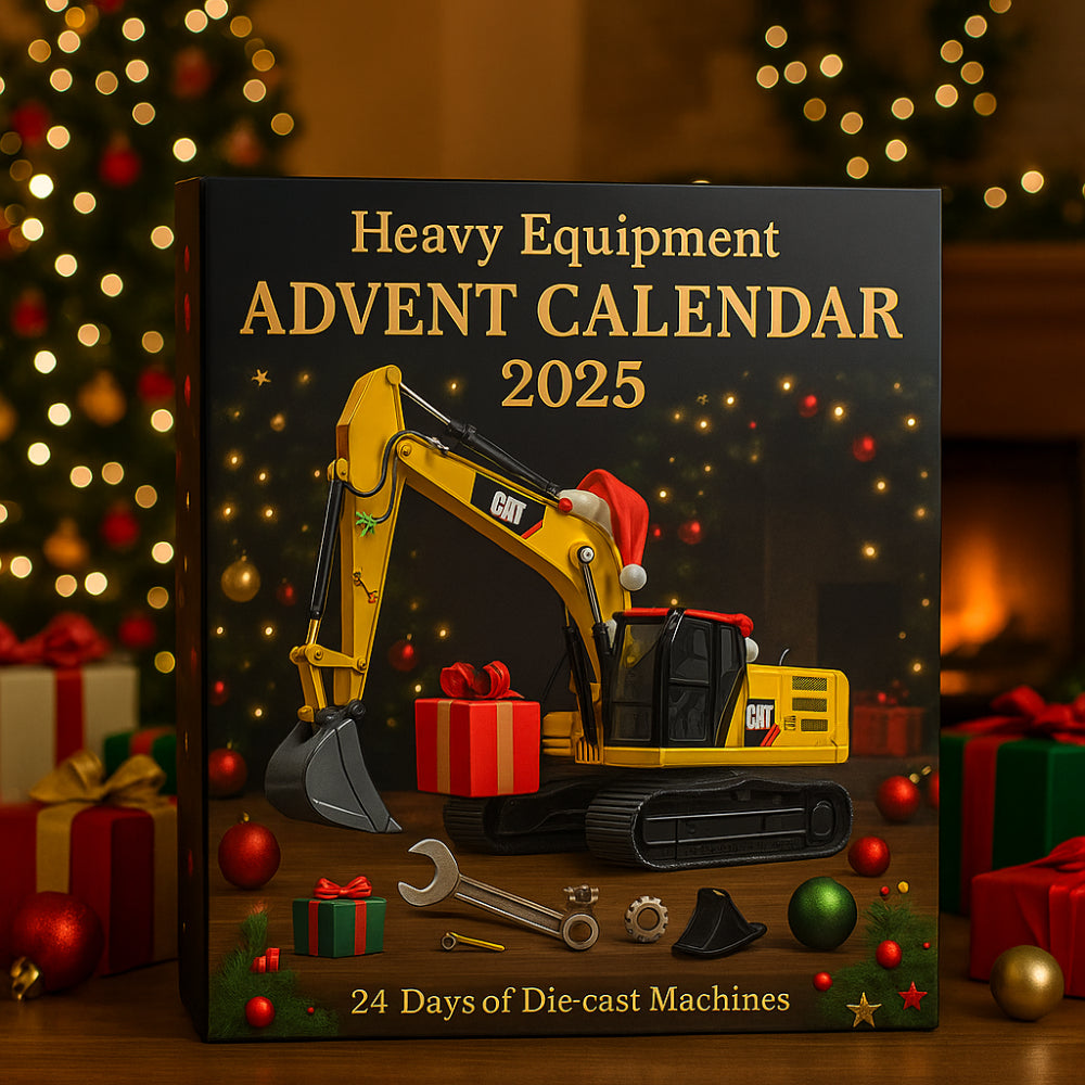 Festive Countdown with 24 Mini Construction Vehicles