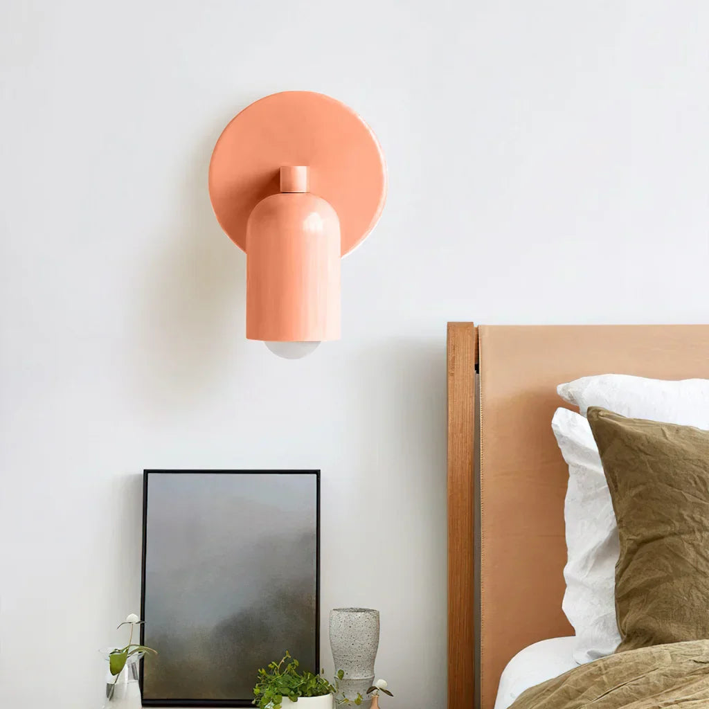 Mini LED Wall Light in Matte Finish - Modern Iron Design