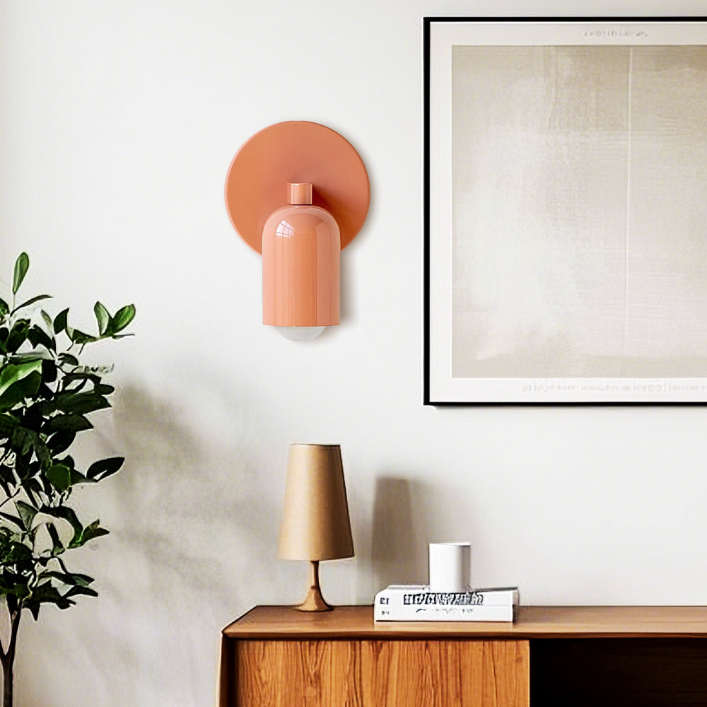 Mini LED Wall Light in Matte Finish - Modern Iron Design
