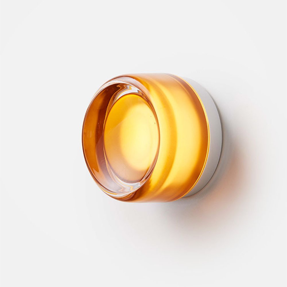 Energy-Efficient Wall Sconce with Dimpled Glass - Modern LED Lighting