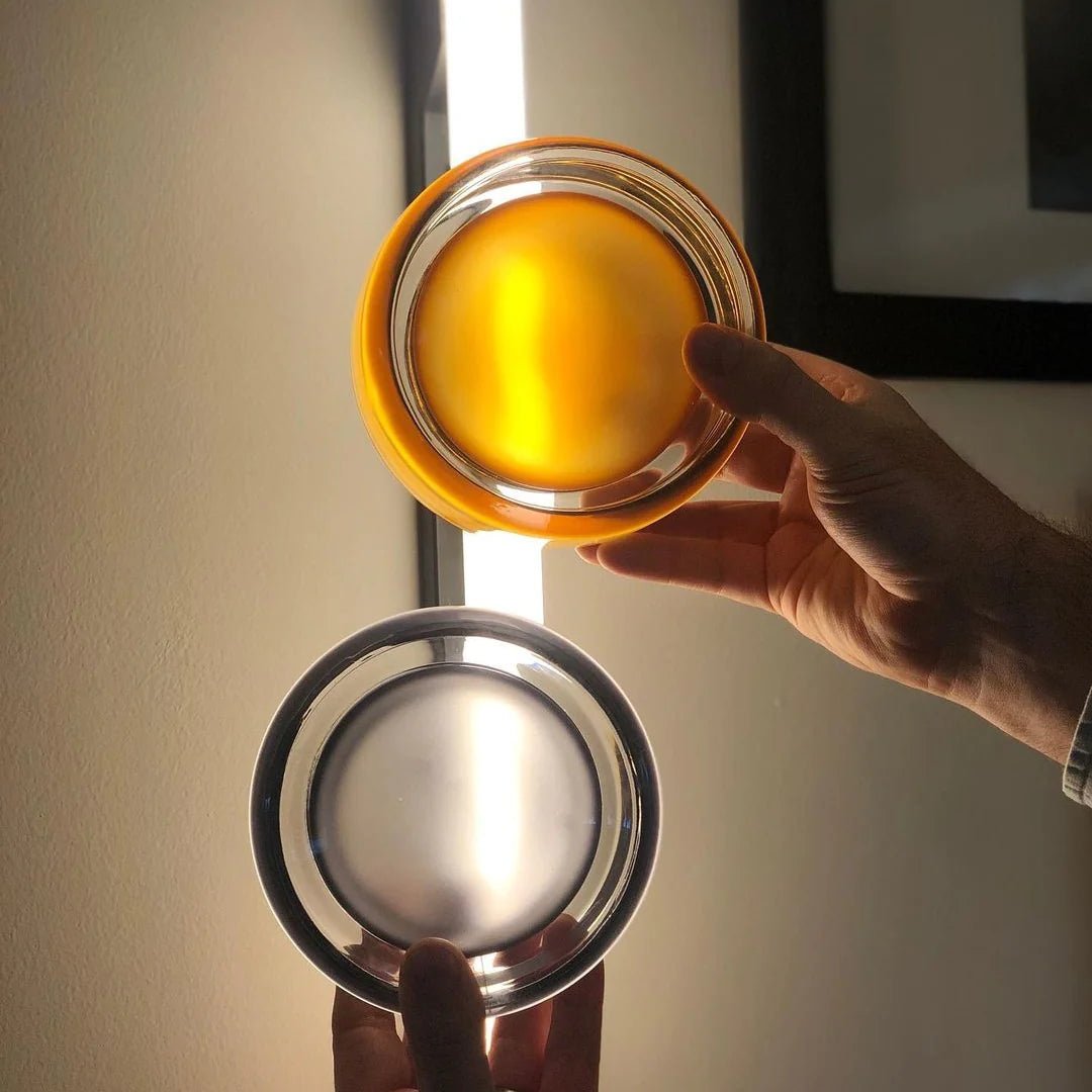 Energy-Efficient Wall Sconce with Dimpled Glass - Modern LED Lighting