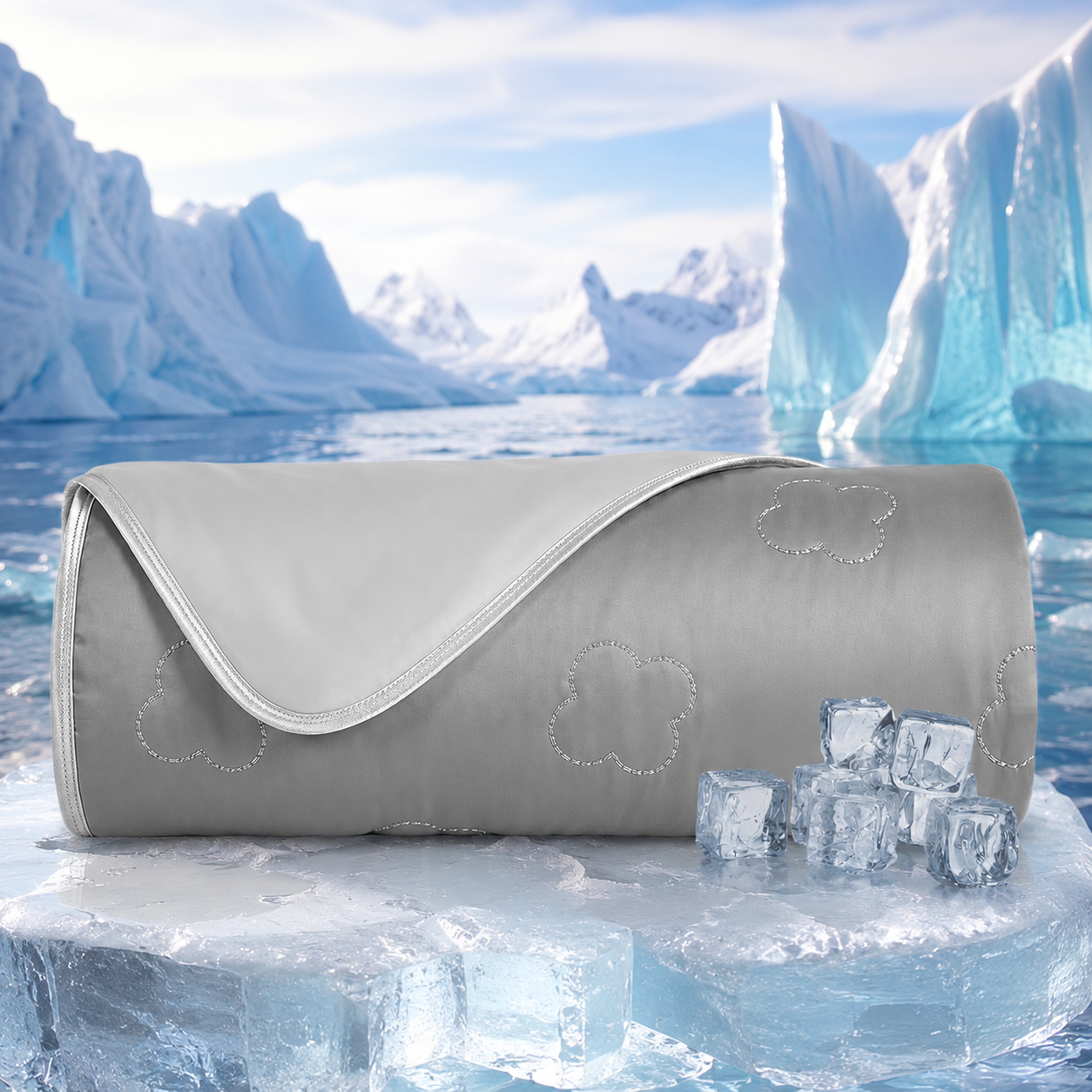 Lightweight Summer Cooling Blanket with Heat-Absorbing Material for Comfort