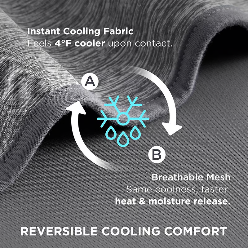 Lightweight Dual-Sided Cooling Blanket for Hot Sleepers and Night Sweats