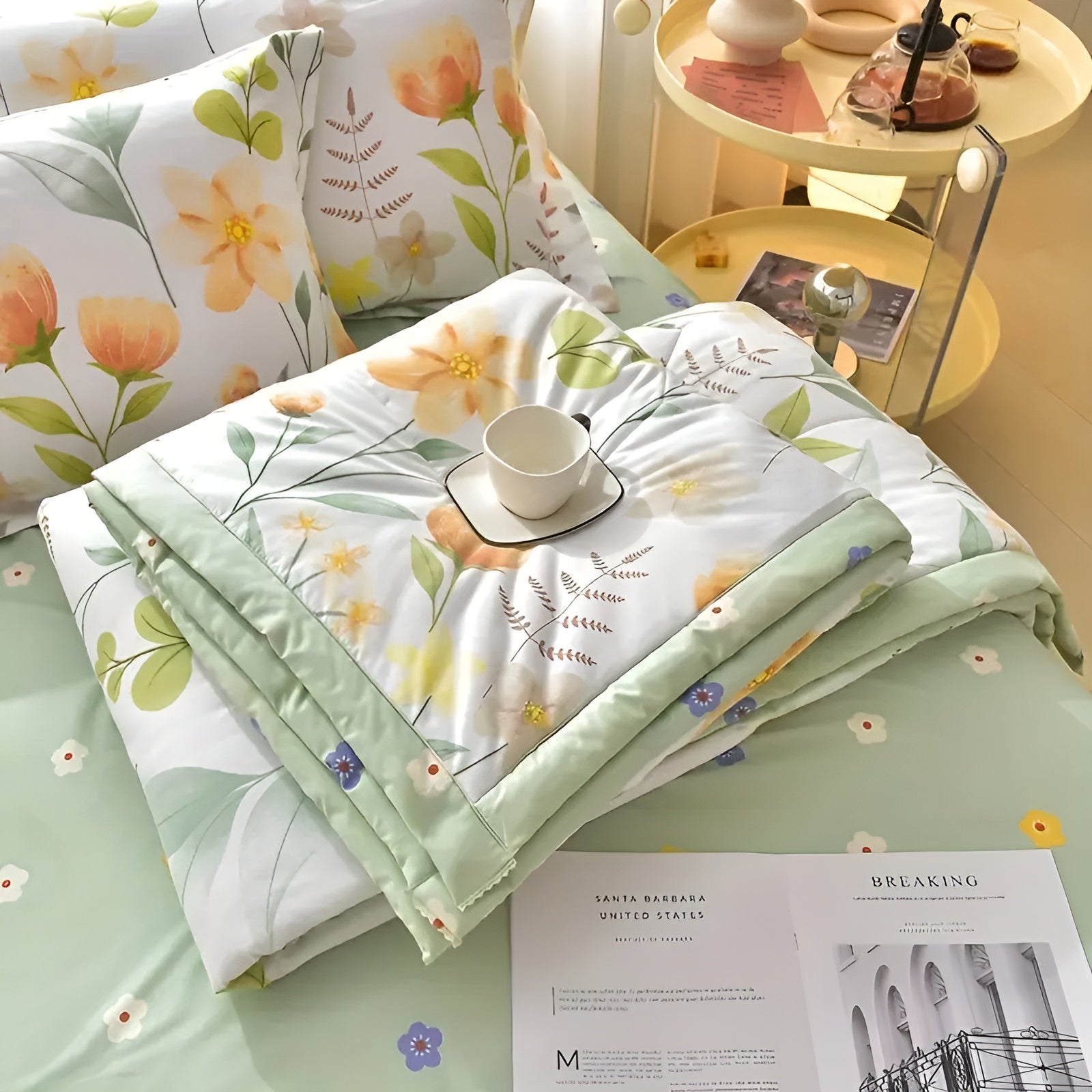Lightweight Cotton Cooling Blanket – Breathable Fabric for Hot Sleepers