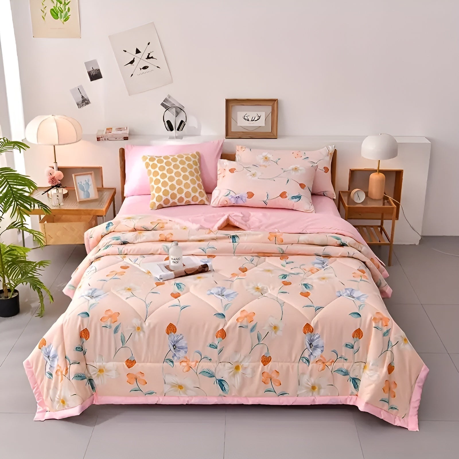 Lightweight Cotton Cooling Blanket – Breathable Fabric for Hot Sleepers
