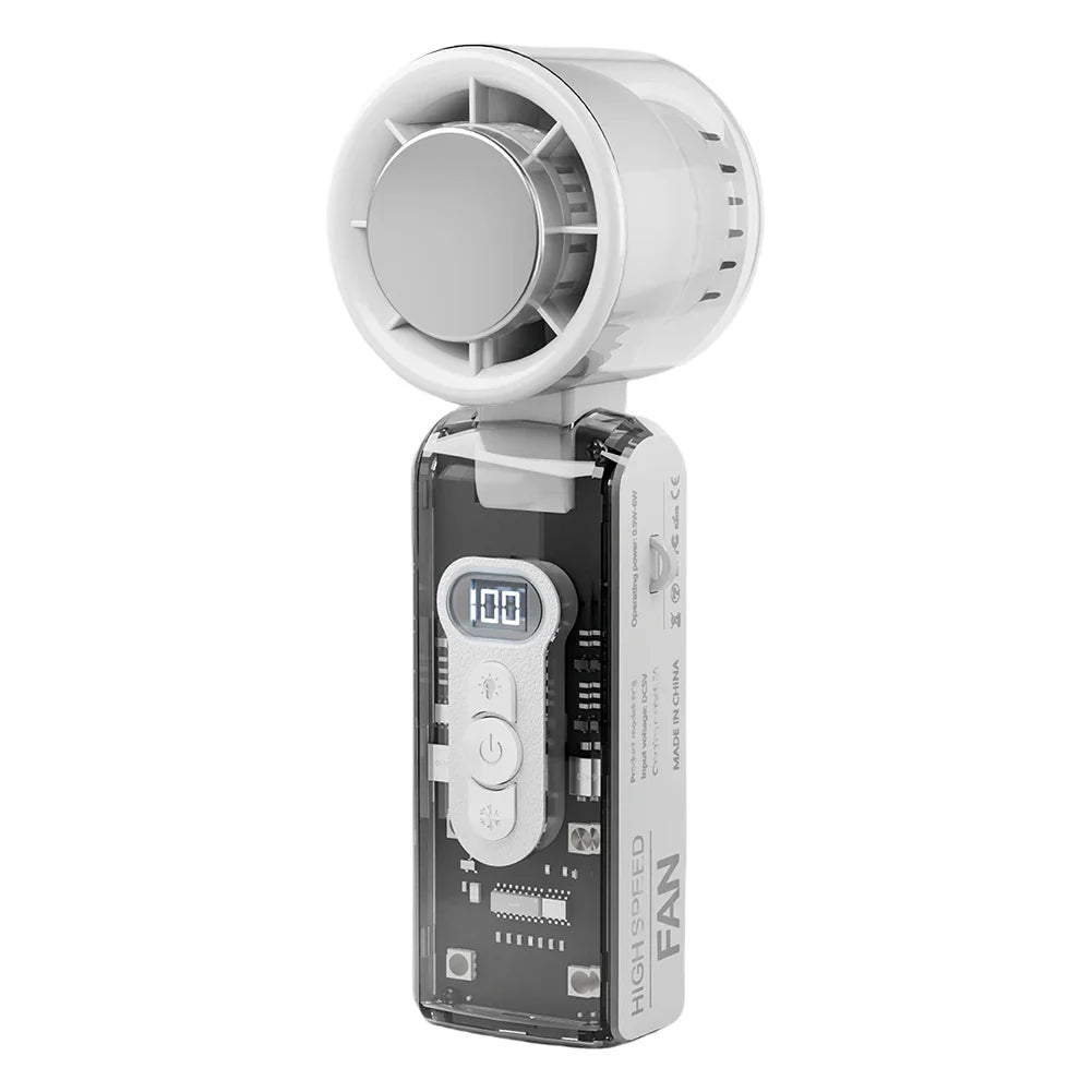Portable Handheld Misting Fan with Adjustable Speed for Quick Cooling