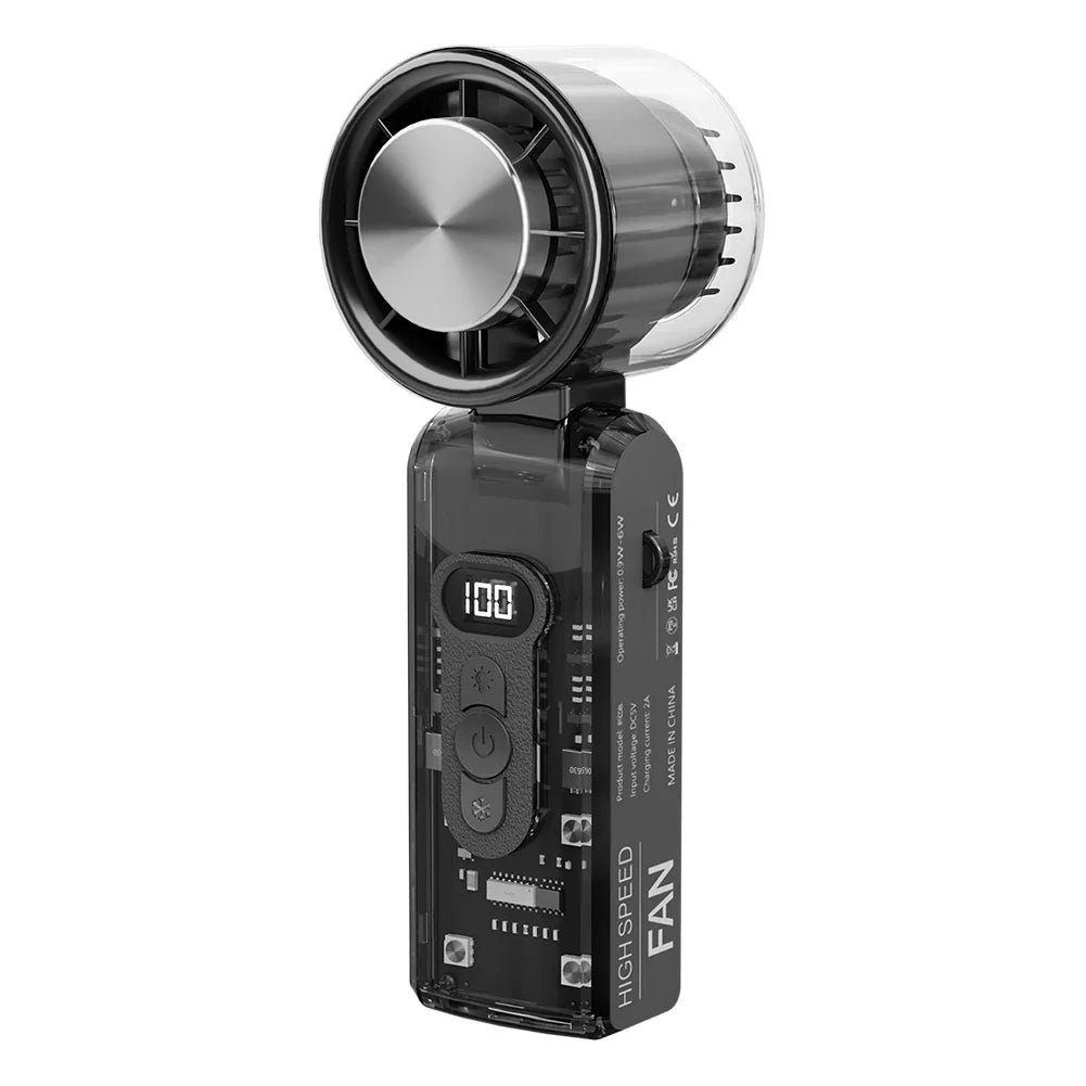 Portable Handheld Misting Fan with Adjustable Speed for Quick Cooling