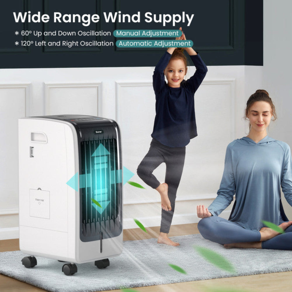 Portable Evaporative Cooler – 3 Speed Air Conditioner with Timer