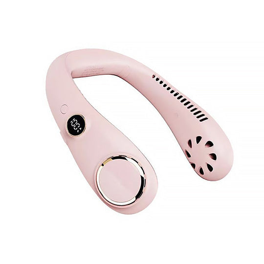 Portable Neck Fan with Rechargeable Battery – Lightweight Cooling Device