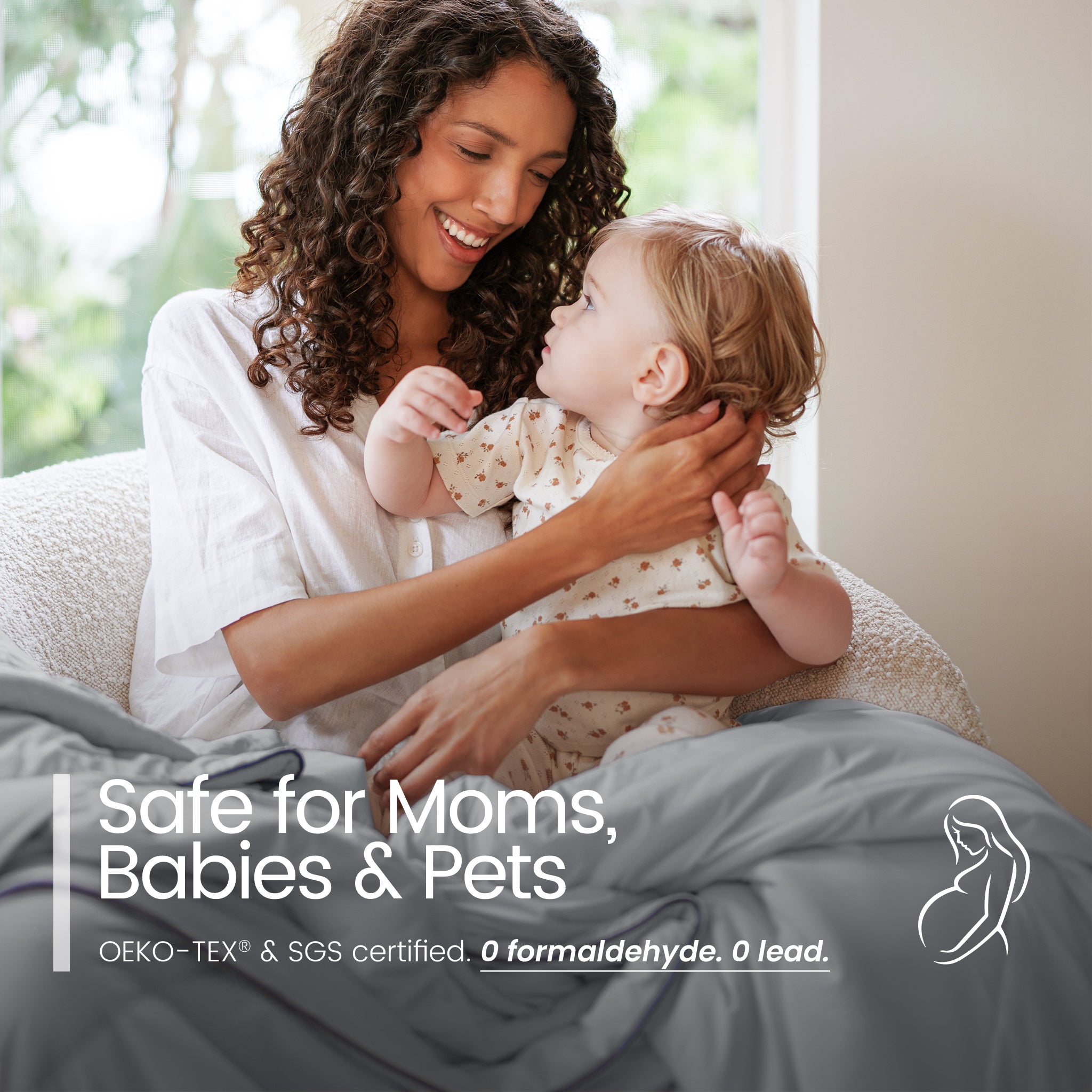 Temperature Regulating Comforter for Deep Sleep with Cooling Technology