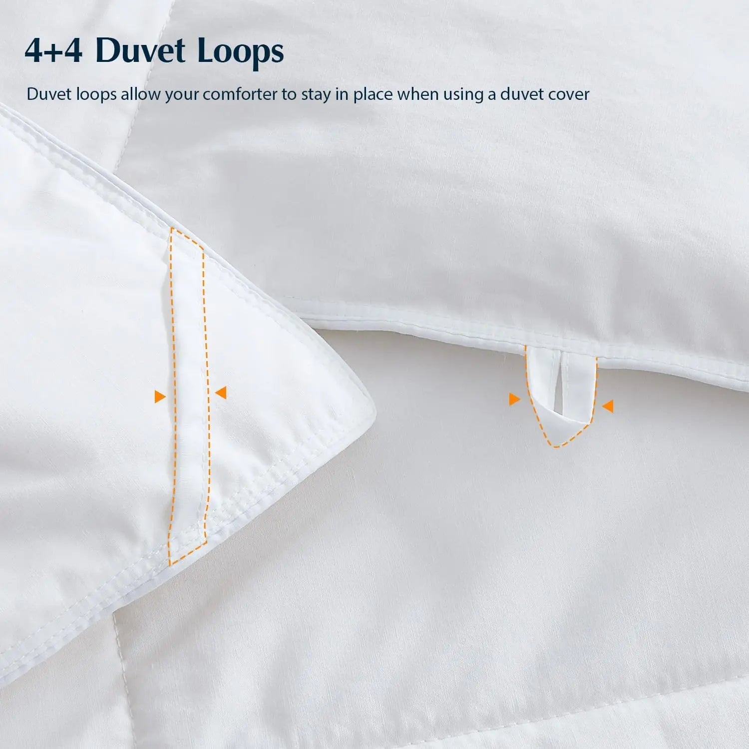 All-Season Goose Down Bedding Set – Breathable Cooling Comforter