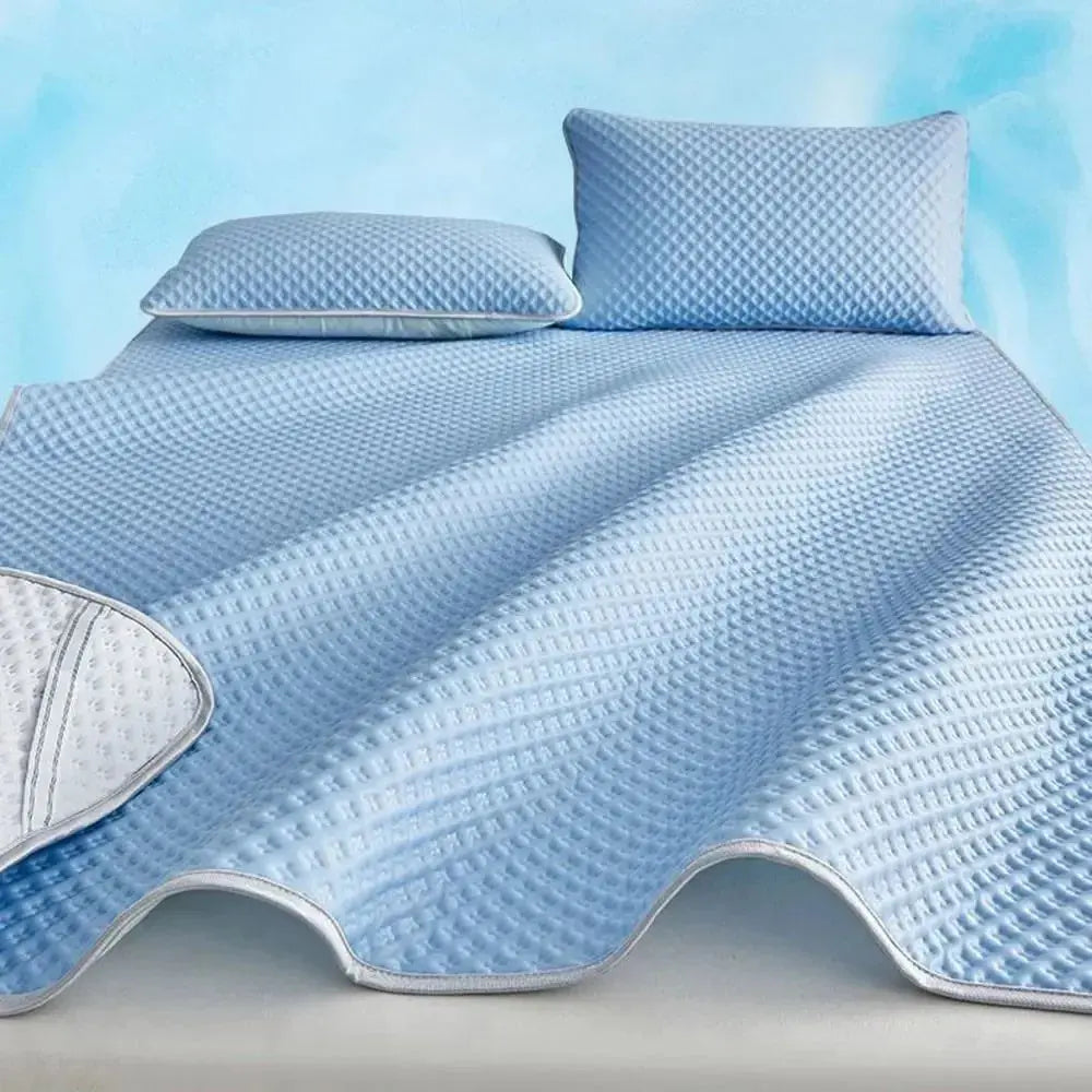 Breathable Ice Silk Cooling Mattress Cover | Soft Comfort for Summer Sleep