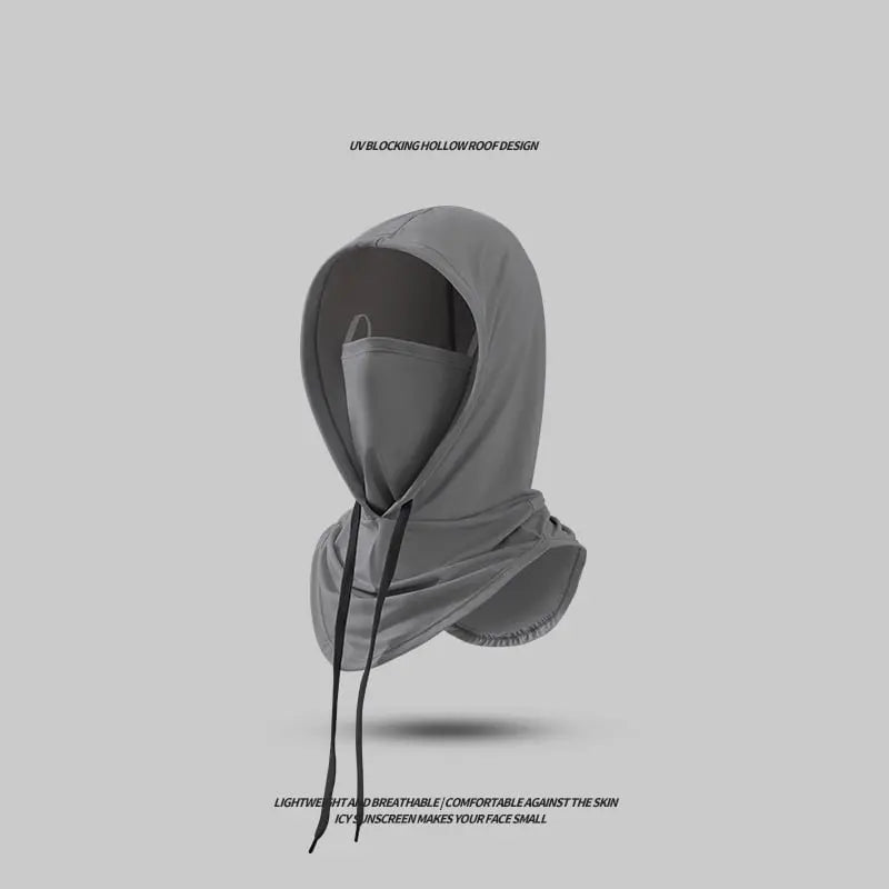 Lightweight Ice Silk Balaclava Mask for Outdoor Use - UPF 50 Sun Protection