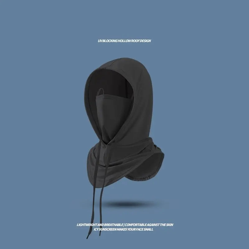 Lightweight Ice Silk Balaclava Mask for Outdoor Use - UPF 50 Sun Protection
