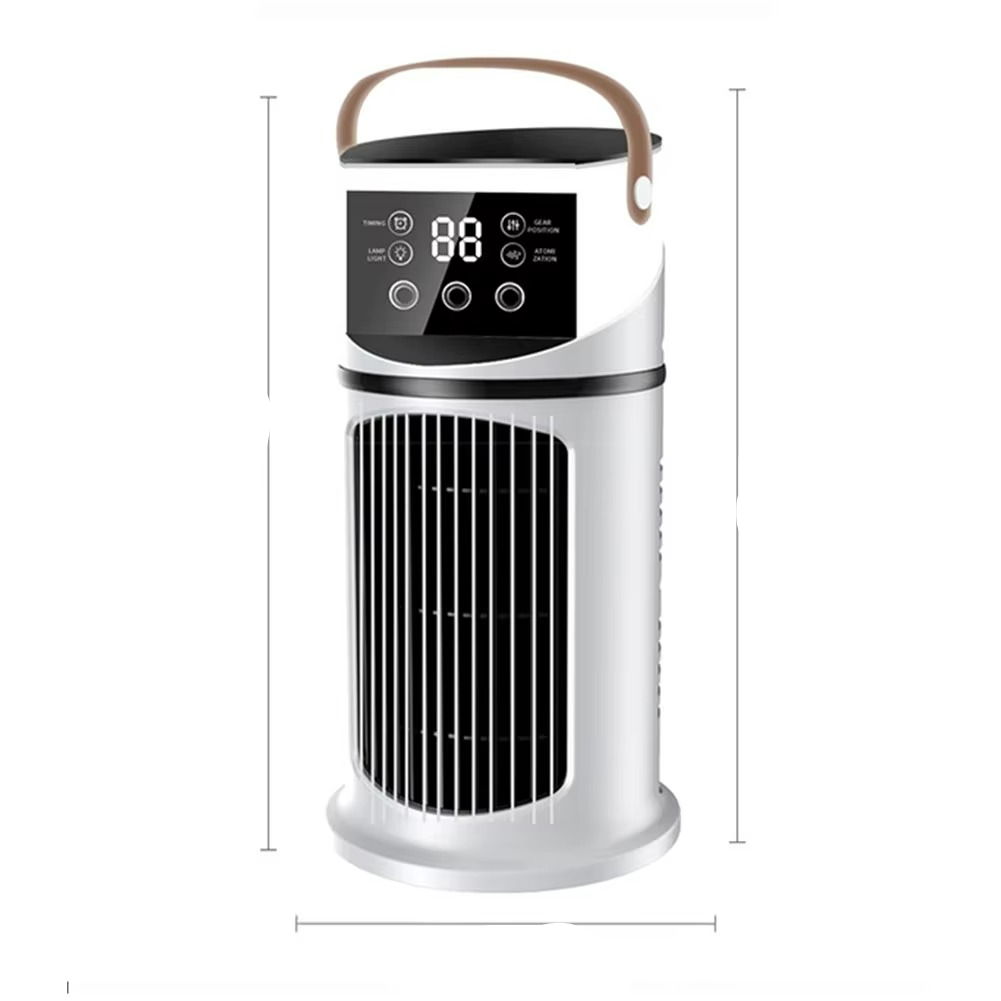 Portable Cooling Fan with Water Humidifier – Stylish Design for Comfort