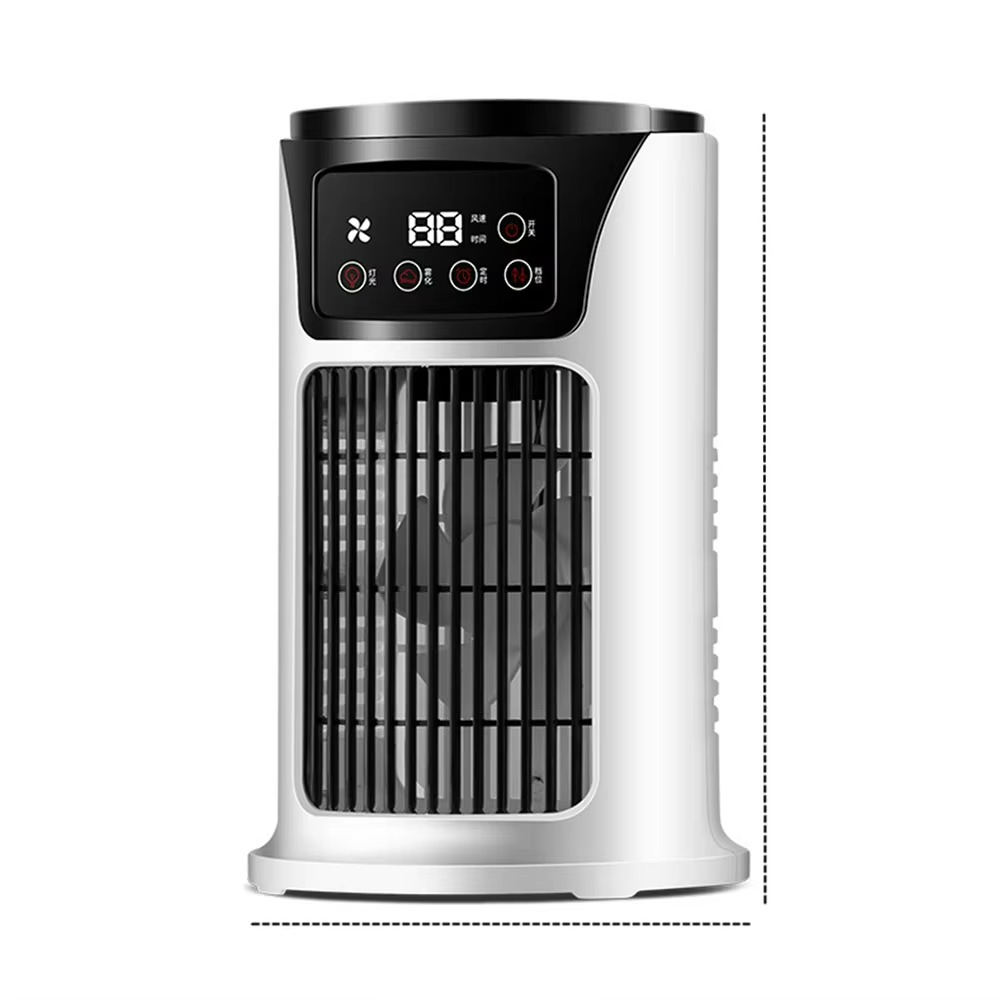 Portable Cooling Fan with Water Humidifier – Stylish Design for Comfort