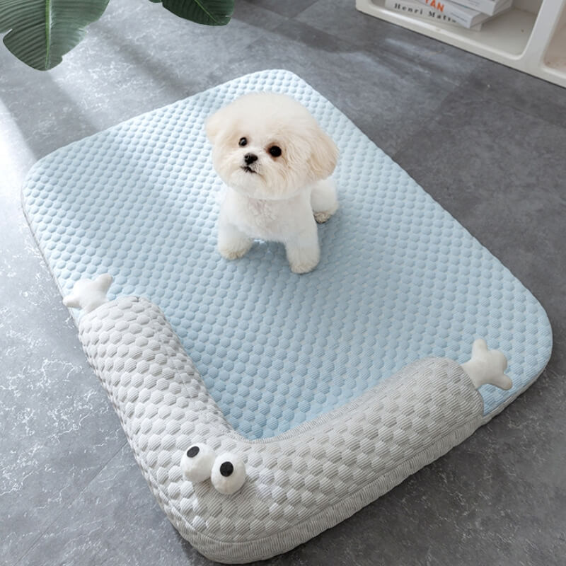 Dog Cooling Bed with Non-Slip Feature for Enhanced Comfort