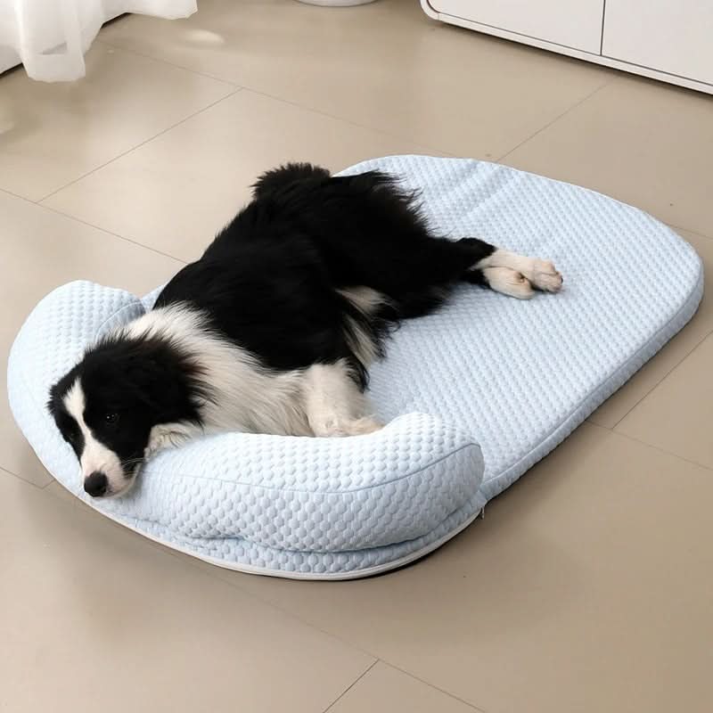 Breathable Silk Dog Bed – Cooling Mattress for Hot Weather Relief