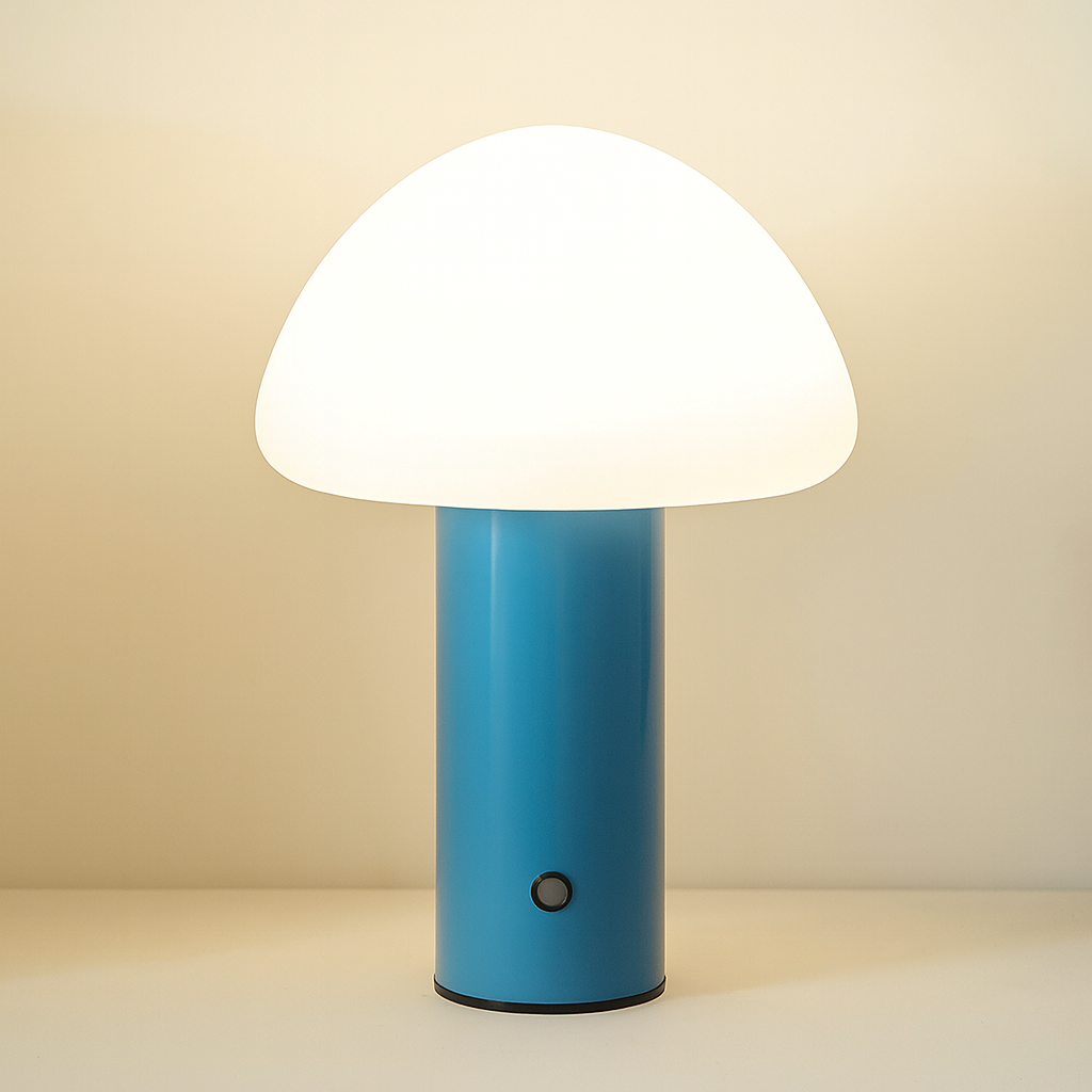 Wireless Mushroom-Inspired LED Lamp – Rechargeable & Stylish